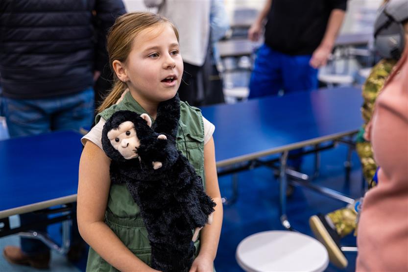 Mill Creek Elementary students create a wax museum